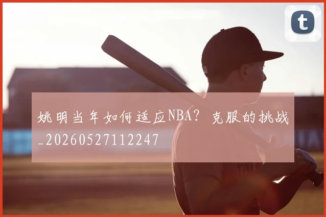姚明当年如何适应NBA?克服的挑战_20260527112247